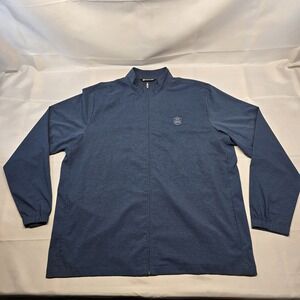 Travis Mathew Star Gazing‎ Golf Jacket Men Size XXL Navy Blue